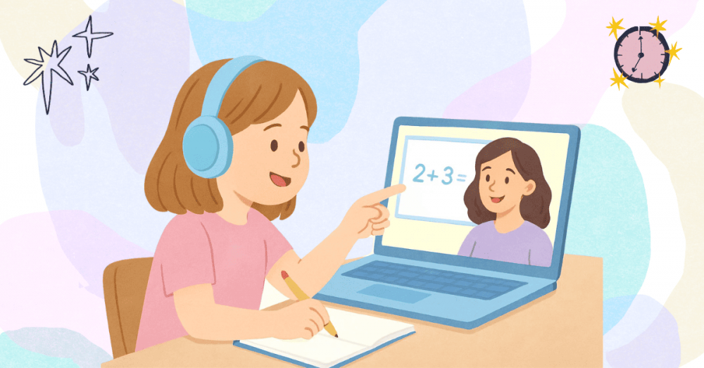 What does the evidence say about online tutoring for primary school pupils?
