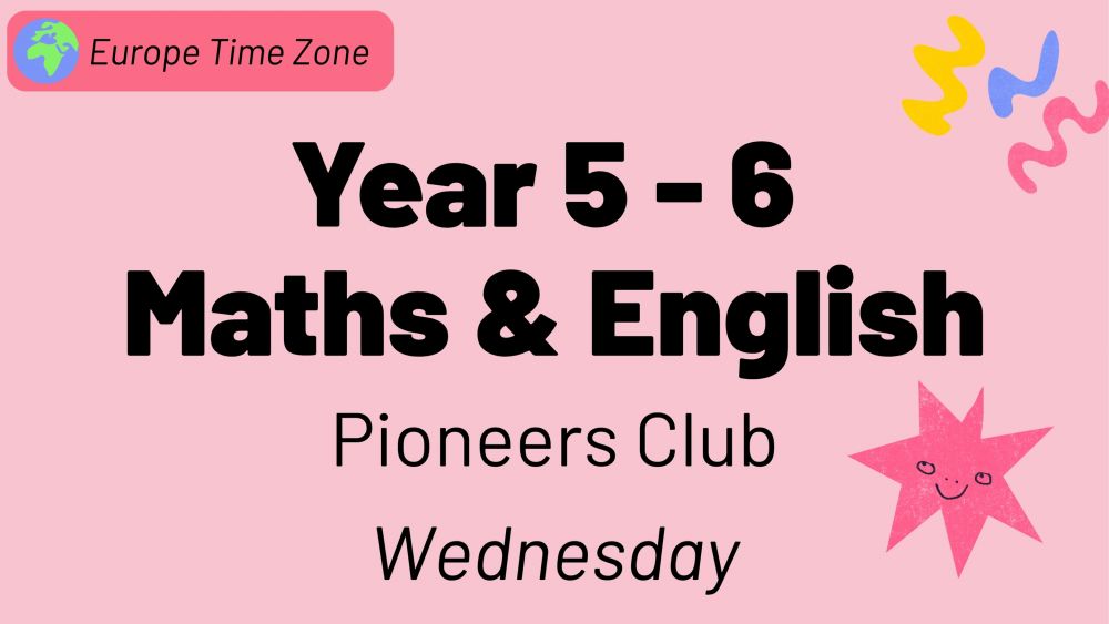 Year 5-6 Maths and English │ Half Term 3 