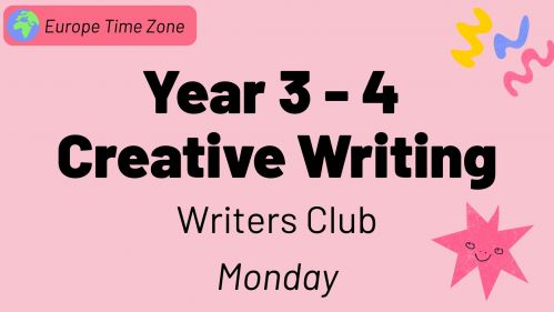 Year 3-4 Creative Writing │ Half Term 3 